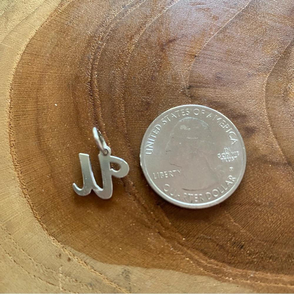 James Avery Script Initial “U” Charm, Sterling Si… - image 2